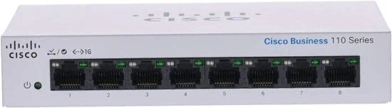 מתג Cisco 8-Port Gigabit Desktop CBS110-8T-D-EU 10/100/1000Mbps